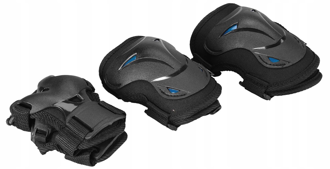 Комплект захисний SportVida 3 в 1 SV-KY0003-L Size L Black/Blue