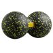 Масажний м'яч подвійний 4FIZJO EPP DuoBall 12 4FJ0082 Black/Yellow