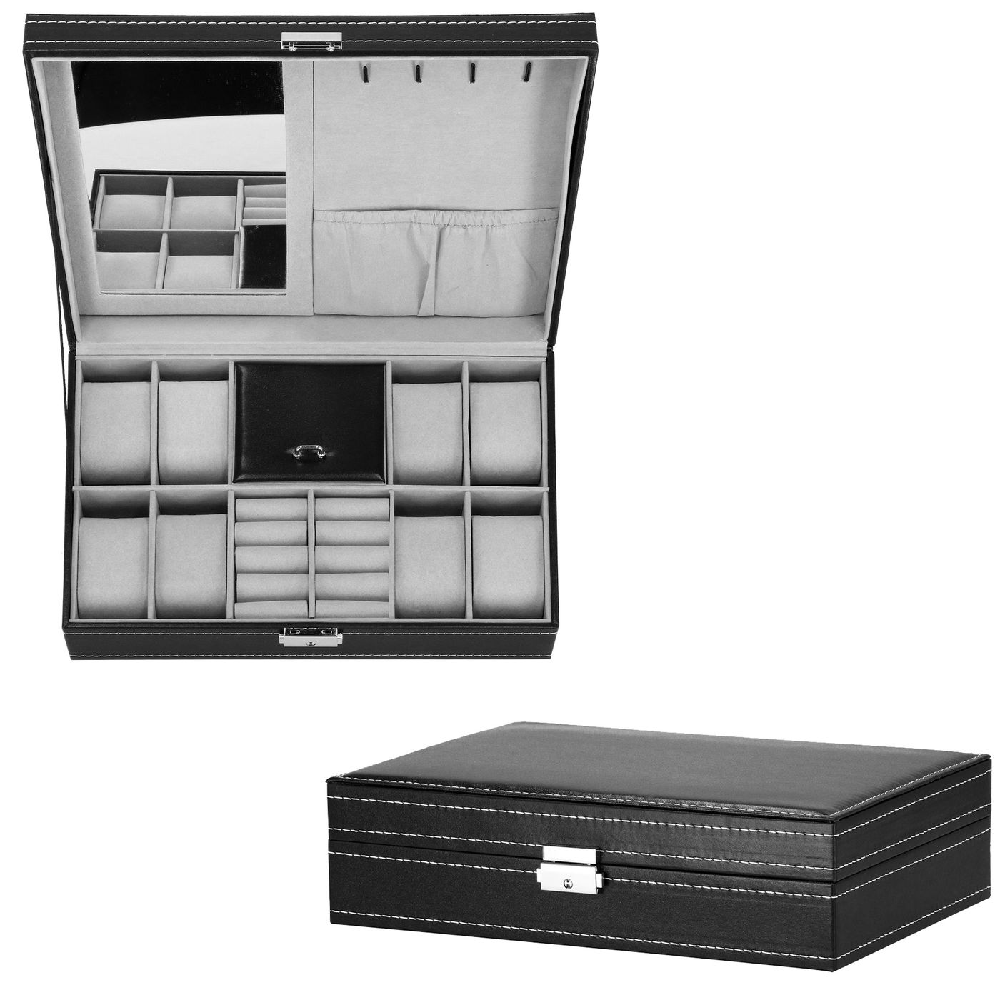 Скринька (органайзер) для зберігання годинників Springos 30 x 20 x 8 см HA1062