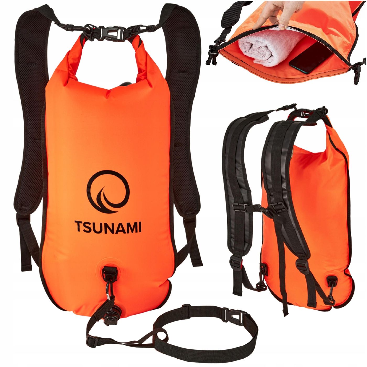 Буй для плавання TSUNAMI Pro надувний 3 в 1 TS009