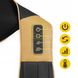 Накидка-масажер 4FIZJO Shiatsu Ultra+ для шиї та спини, акумуляторний 4FJ0566 Black/Gold