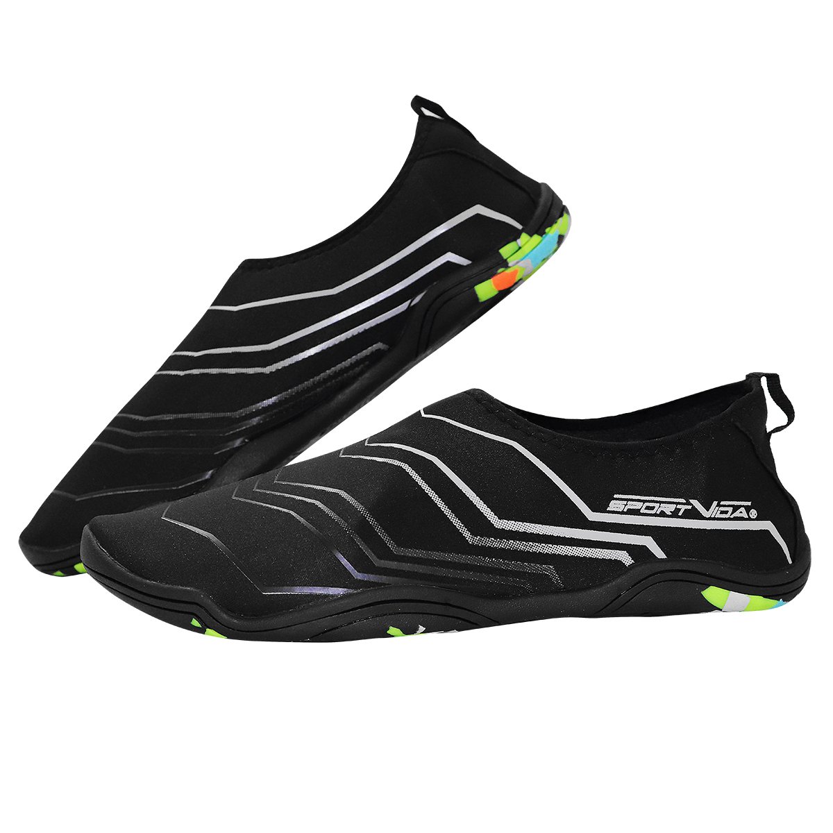 Обувь для пляжа и кораллов (аквашузы) SportVida SV-GY0006-R41 Size 41 Black/Grey