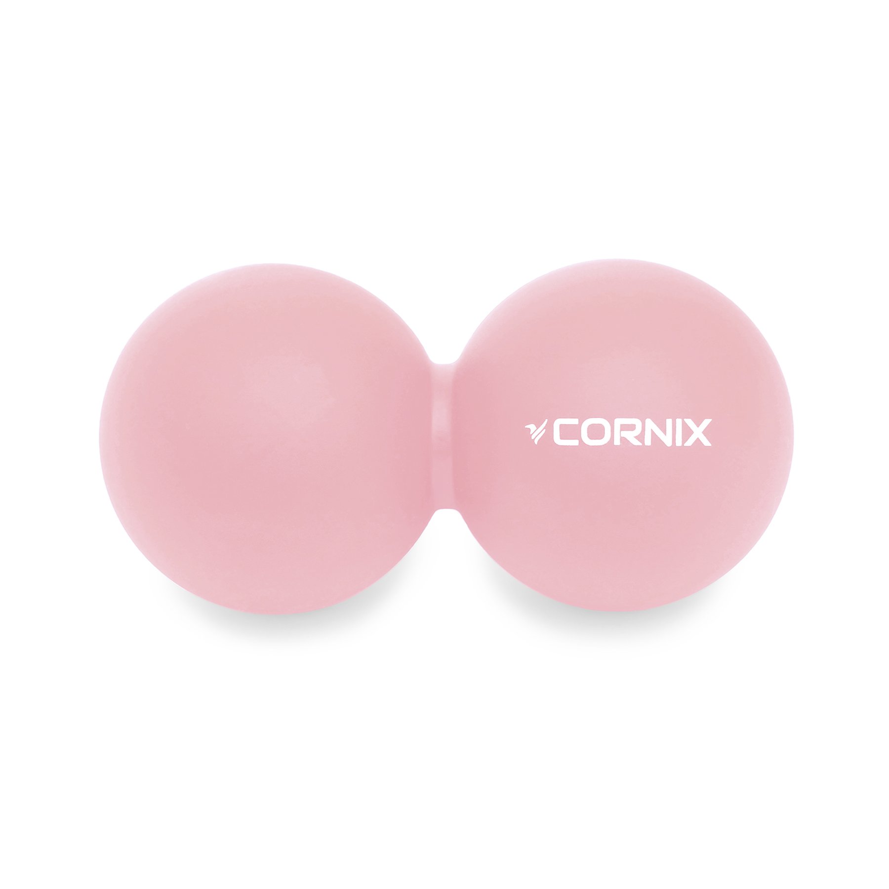 Массажный мяч Cornix Lacrosse DuoBall 6.3 x 12.6 см XR-0116 Coral