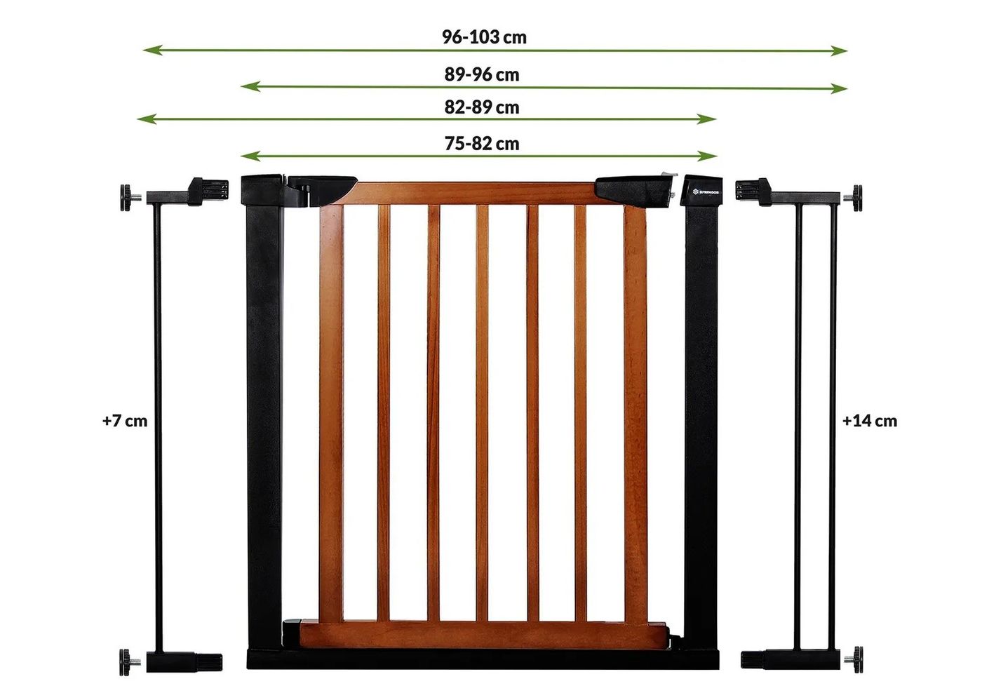 Дитячий бар'єр (ворота) безпеки 132-138 см Springos SG0003CC