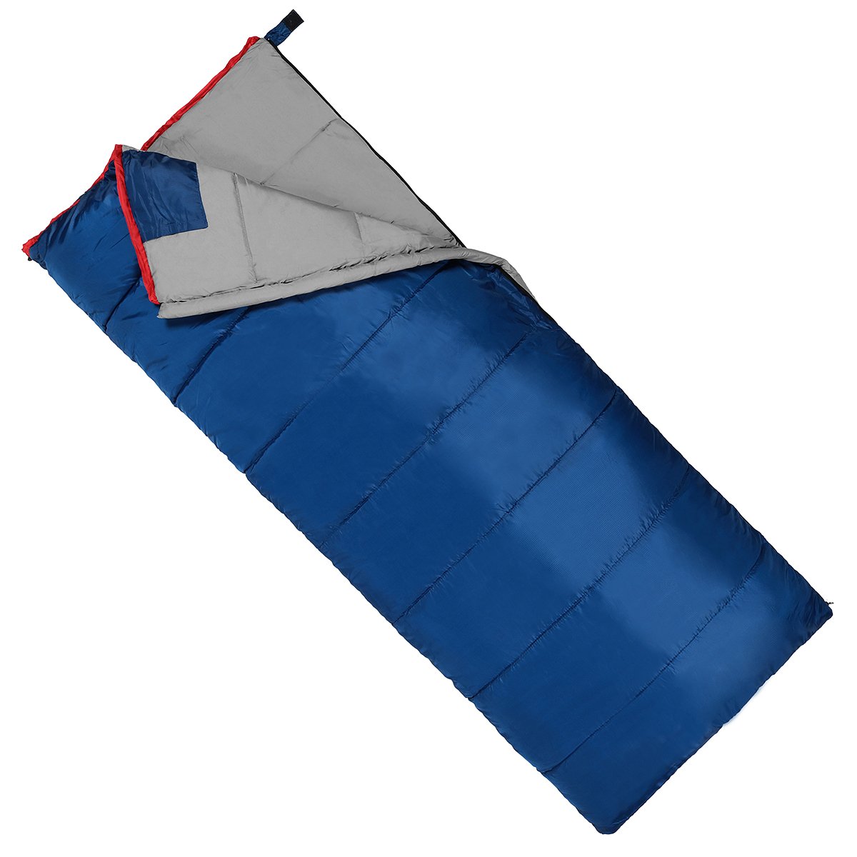 Спальный мешок (спальник) одеяло SportVida SV-CC0067 -3 ...+21°C L Blue/Grey