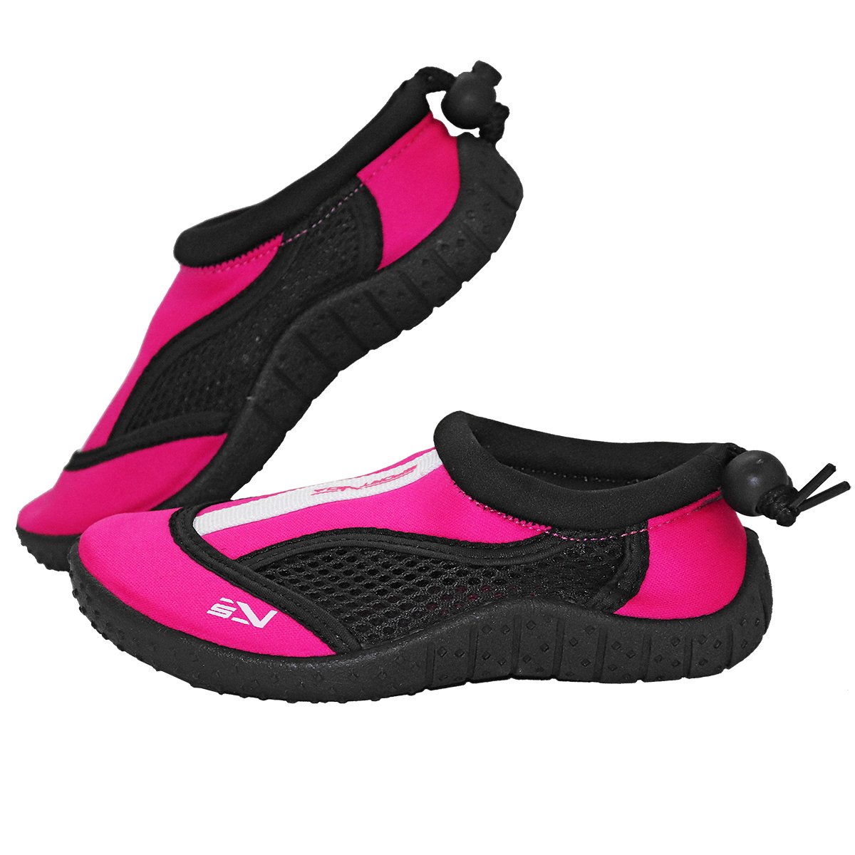 Обувь для пляжа и кораллов (аквашузы) SportVida SV-GY0001-R29 Size 29 Black/Pink
