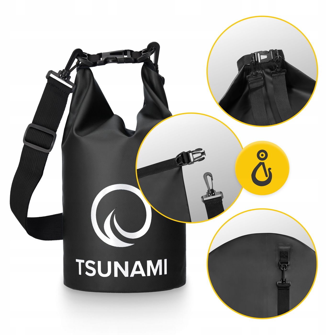 Гермомішок TSUNAMI Dry Pack 5 л водозахисний TS011
