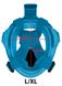 Маска для снорклінгу (плавання) SportVida SV-DN0022 Size L/XL Black/Blue