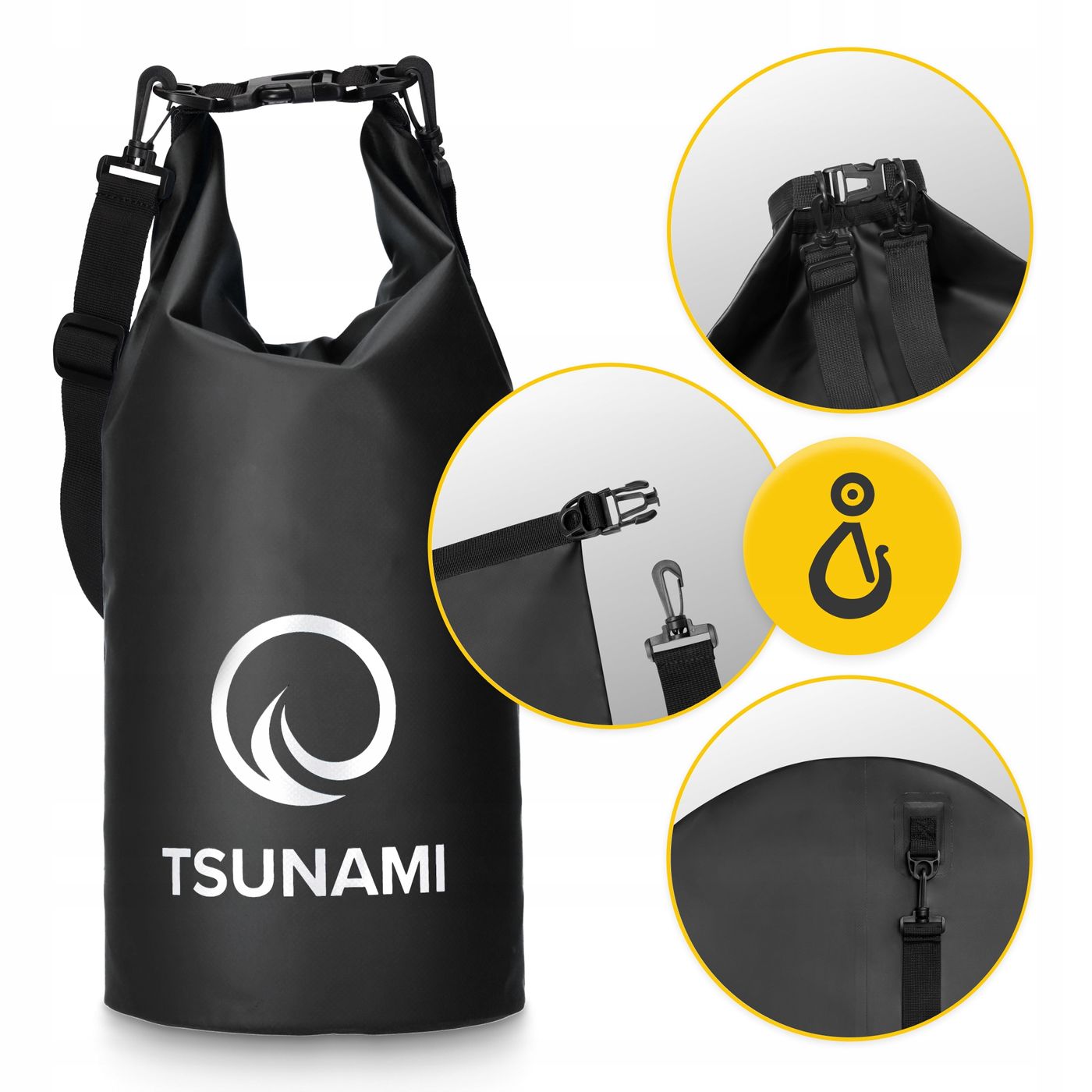 Гермомешок TSUNAMI Dry Pack 10 л водозащитный TS013