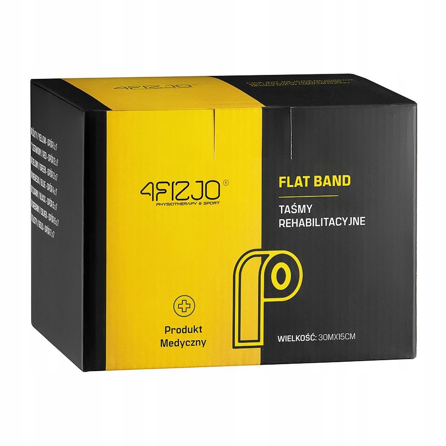 Стрічка-еспандер для спорту та реабілітації 4FIZJO Flat Band 30 м 5-8 кг 4FJ0103