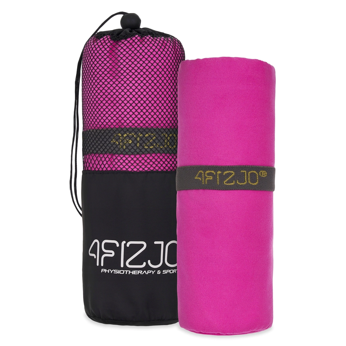 Рушник спортивний 4FIZJO XL 180 x 100 см з мікрофібри 4FJ0433 Pink