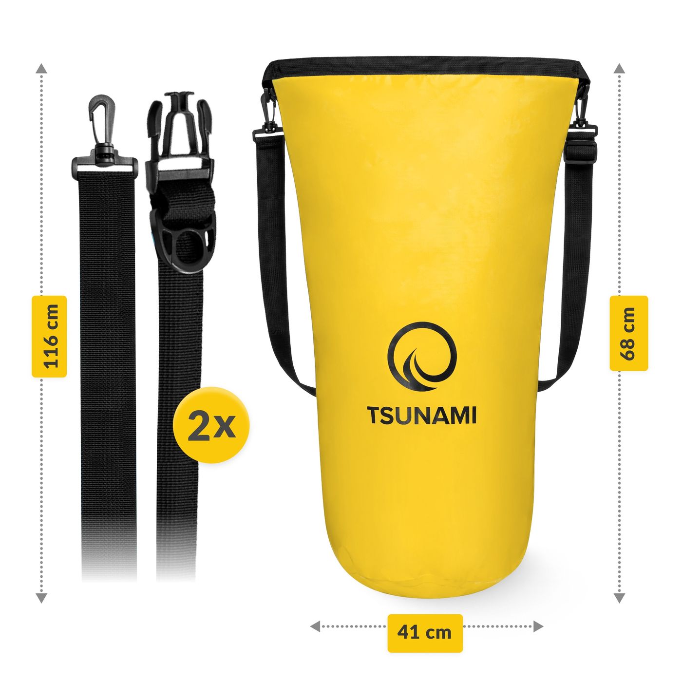 Гермомішок TSUNAMI Dry Pack 30 л водозахисний TS005